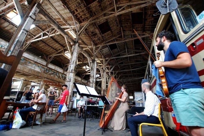 événement musical au garage moderne à bordeaux