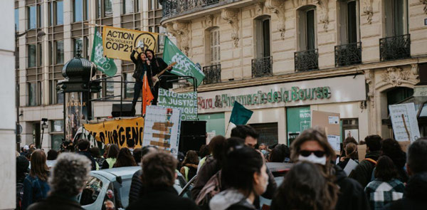 Manifestation climat à Paris 